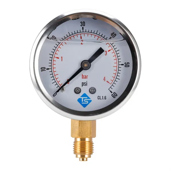 JC Y60 방사형 글리세린 채워진 압력 게이지 진공 게이지 0-60psi, 1개