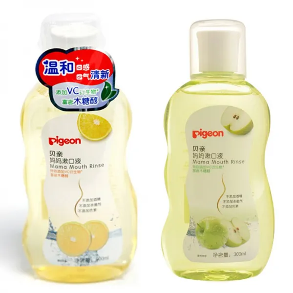 베이비친모는 구강청결구강청결수 (여러가지 맛) 사과 300ml+ 당귤나무 300ml이다