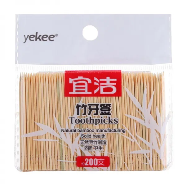 이결(yekee) 2천 마리의 단두 가는 이쑤시개 한 번에 대나무 비자 10자루 Y-9892