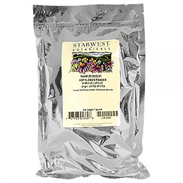 Starwest Botanicals 스타웨스트 보테니컬즈 Hops Flowers Powder 홉 플라워 파우더 453.6g, 1개, 1ml