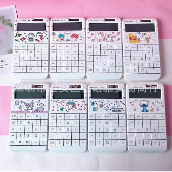 계산기 애니메이션 큐트 12 위치 세다 팬시 멀티 태양열 계산을 잘하다 사무실 컴퓨터 x3개 2555883625, 스누피