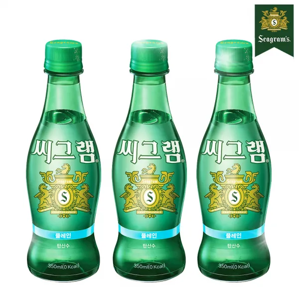 씨그램 플레인 350mlx24입/청량음료/탄산음료/생수/물, 단품