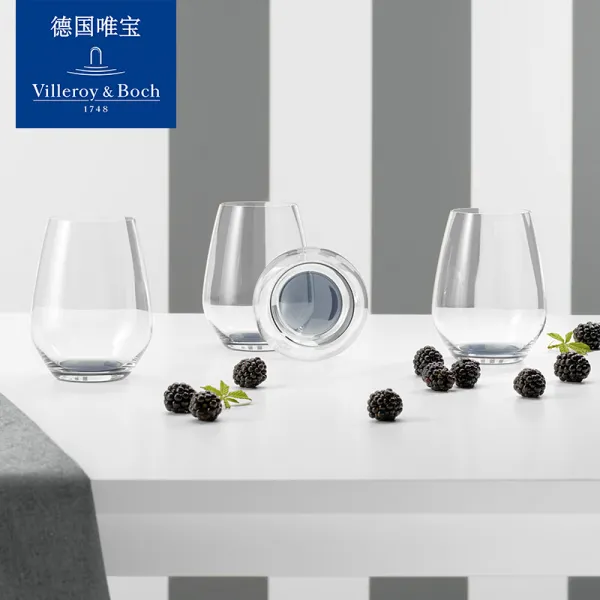 독일 이 페 이 (villeroy & boch) 프리미엄 인생 크 리 스 탈 주스 컵 콜라 컵 창의 수입 물컵 콜 드 컵 아 이 스 컵 4 마 리 를 그레이 4 개, 상세페이지 참조