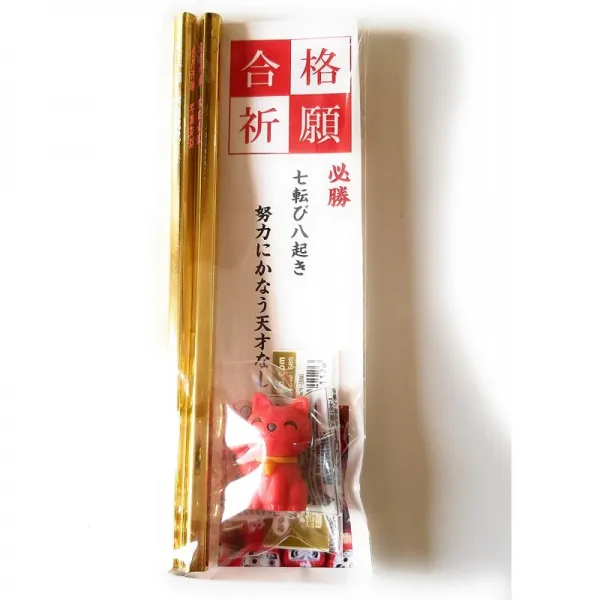합격 기원 응원 문구 용품 합격 연필 금 합격 오각 연필 세트 합격 연필 필승 [10 인분] ※ 격려의 말 첨, 단일상품