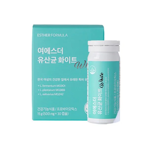 여에스더 질유래 유산균 화이트, 30캡슐, 1개