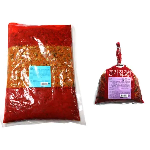 종가집 외식용 미니 볶음김치 3kg+종가집 옛맛 무말랭이 1kg 냉장포장 1개 4kg