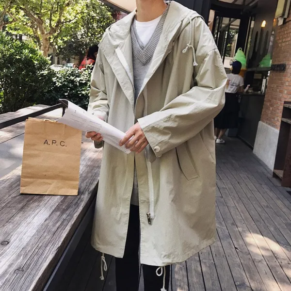 심쿵마켓 남성티셔츠 캐주얼 봄신상 루즈 후드 자켓
