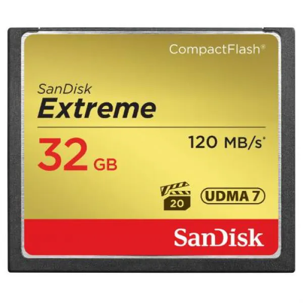 SanDisk Extreme 32GB 소형 콤팩트 Flash 메모리 카드 UDMA 7 스피드 Up To, 상세내용참조