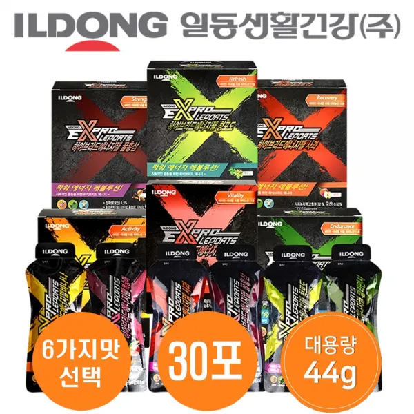 일동 스포츠 파워젤 에너지젤 30포 6가지맛선택 마라톤 사이클 철인3종, 1개, 바나나30포