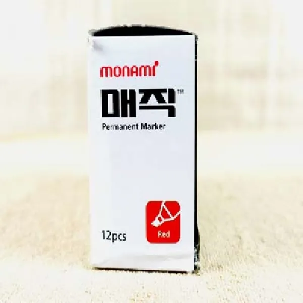 모나미 병매직 13입 빨강 매직 매직펜 병매직 모나미매직펜 병매직 매직 매직펜 모나미매직, 단일색상