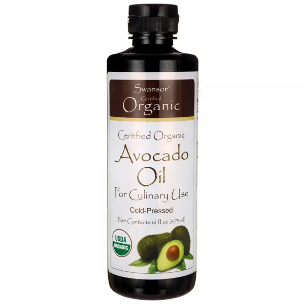 Swanson Certified Organic Avocado Oil 16 oz 473 ml 오소리기름 아보카드오일효능 소기름 게걸무씨앗기름 산루카스아보카도오일 압착유채유 태국코코넛, 1개, 1ml