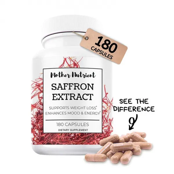 Mother Nutrient 샤프론 사프란 엑스트랙 8850 180캡슐(6개월) 크로커스 새티버스 식욕억제제, 1mg, 1개