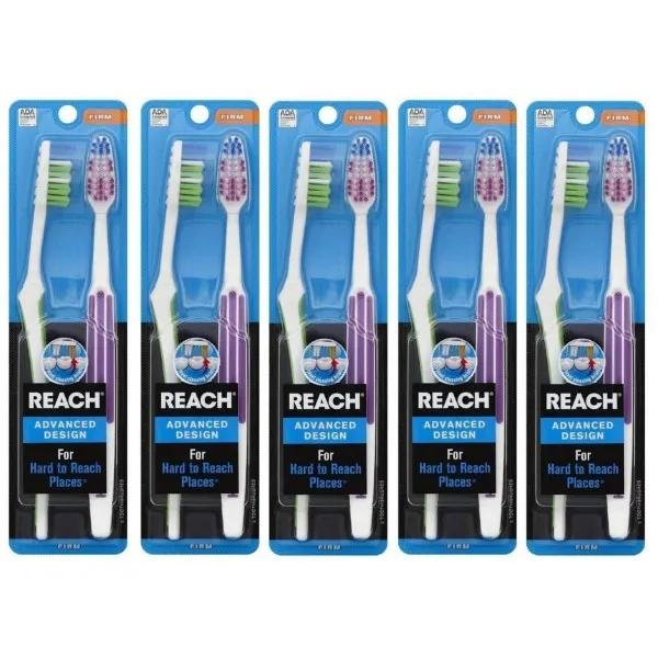 REACH 고급 디자인 칫솔 기업 10 수 - 색상이 다를 수 있습니다, 단일상품