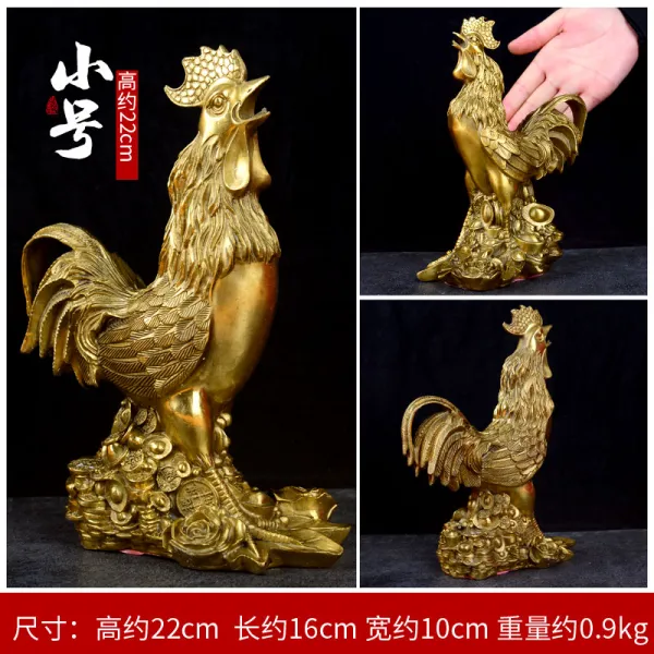 순동 닭장식품 구두쇠 금계원보계 실내 장식 진열 침실, 스몰자 도색닭 하이 22cm