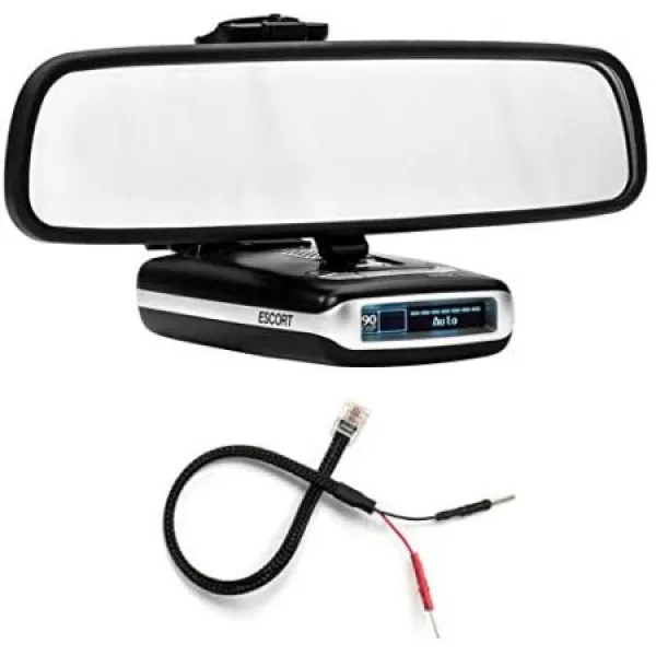 Radar Mount Mirror Mount Radar Detector Bracket + Mirror Wire Power Cord - Escort MAX MAX2 PROD41000, 상세 설명 참조0