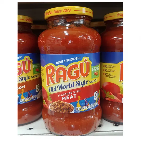 Ragu 라구 고기 파스타 소스를 곁들인 올드 월드 스타일 소스 23.9oz (677g) (5팩), 1개