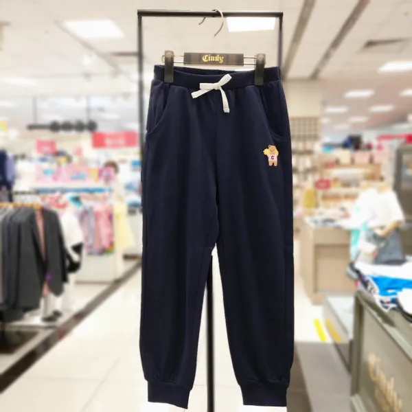 [신디키즈]논현점**활동복 바지로 강추!! 세트로도 입을 수 있어 좋아요. 고무단으로 잡아주니 밑단 끌릴 염려 없어~ 레이어드 맨투맨 세트 하의 CIMS22804
