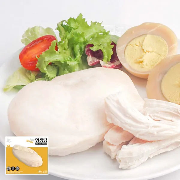 인생닭 저염 스팀 닭가슴살 오리지널 100g, 100g, 50팩
