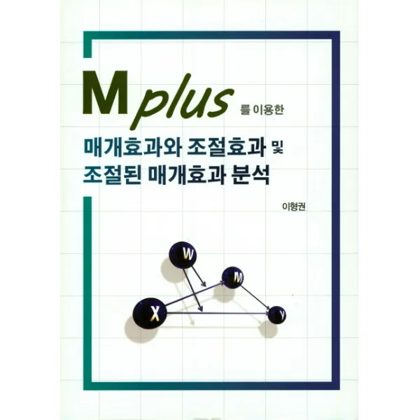 MPlus를 이용한 매개효과와 조절효과 및 조절된 매개효과 분석, 신영사