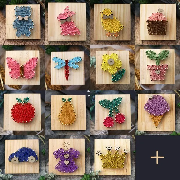 엘리오스 미니 스트링아트 19종 10cm (오전주문 당일발송), 9사과