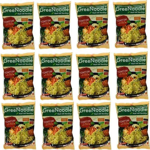 GreeNoodle with Tom Yum Soup (12 count) 톰얌 스프를 곁들인 초면 (12 개입), 1