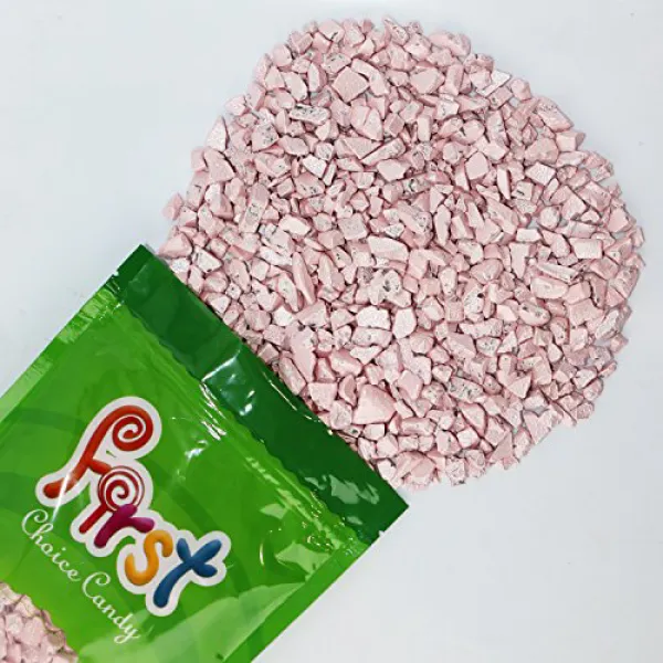 FirstChoiceCandy Pink Sapphire Gemstones Chocolate Rocks Candy Nuggets 2 Pound Resealable Pouch Bag, 1