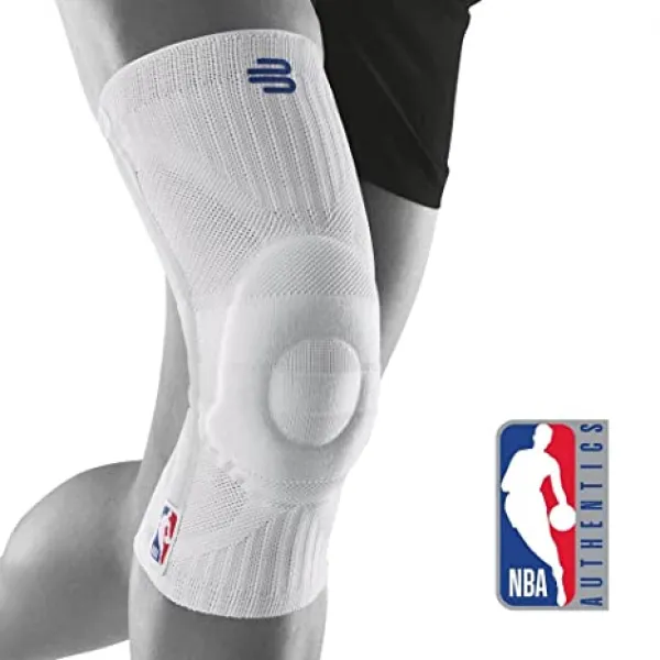Bauerfeind Sports Knee Support NBA - 공식적으로 허가된 의료용 압박 농구대, 1개