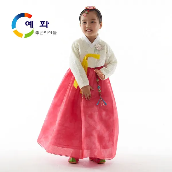 예화 여아용 아동한복_ 레이스 아이 1033