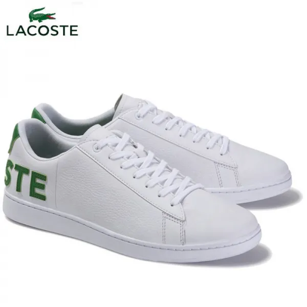 \선착 쿠폰 배포 중/라코스테 LACOSTE스니커즈 CARNABY EVO 120 7 US남성화 SMA0052-082화이트×녹색 신발