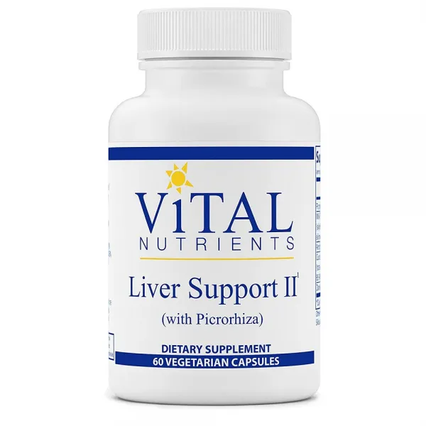 비탈 뉴트리엔츠 Vital Nutrients - Liver Support II (with Picrorhiza and Milk Thistle) 리버 서포트 60캡슐, 1개