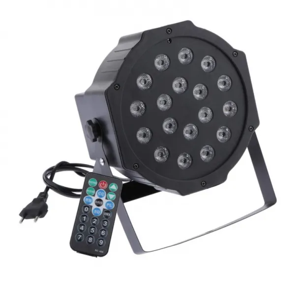 STK단계 결혼식을위한 RC를 가진 18의 LED 0.5W RGB DMX 선 잠기 점화