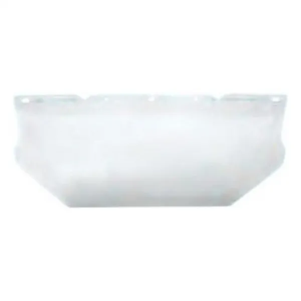MSA V-Gard 8 X 17X .04 투명 폴리 카보네이트 윤곽선 Facesheild