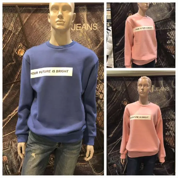 [현대백화점]J.FRJ Jeans(에프알제이)F88U-TS929A 유니OVER그래픽기모맨투맨티셔츠　　