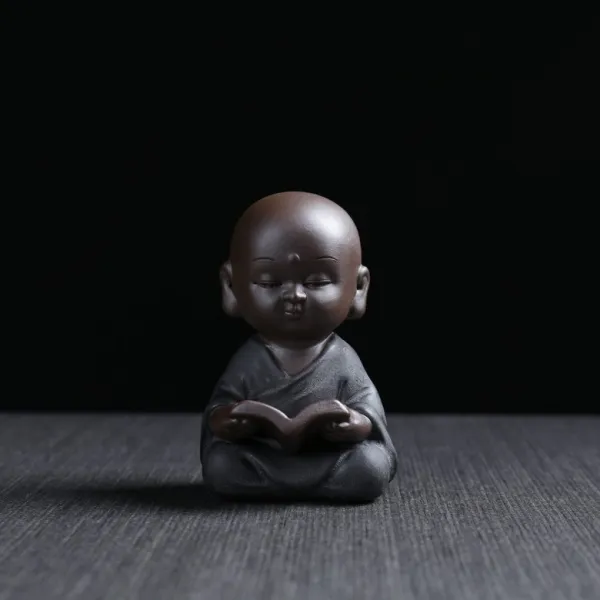 봄을부르는 동자승 도자기 인테리어장식 다양한포즈 귀여운아기스님 부처님 길일 입춘대길, P.