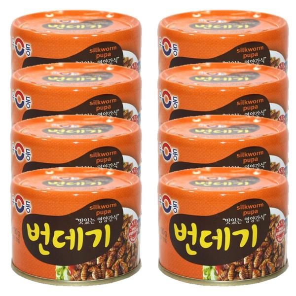 유동 번데기, 130g, 8개