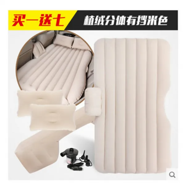에어매트 차량용 공기충전침대 차량용품 잠자는 침대매트 세단 SUV중후위 통용 에어쿠션 여행, T12-편안한 친피부 터프터 미터+차량용 펌프