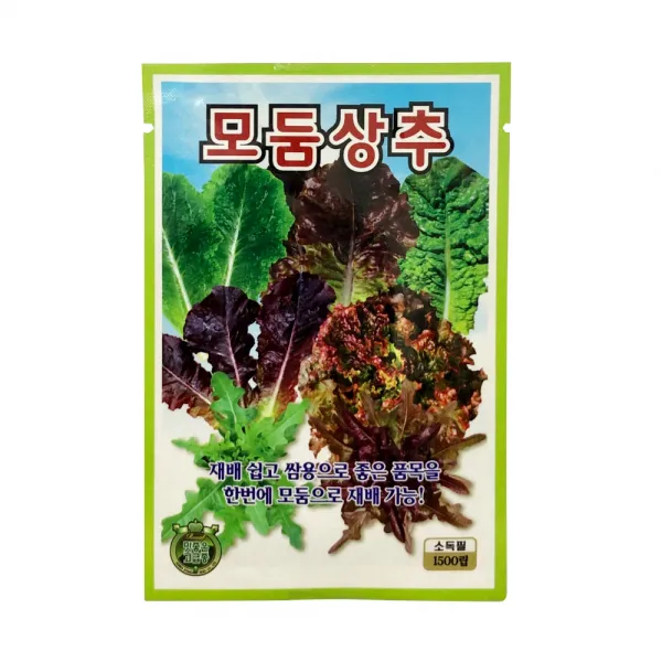모둠채소/상추씨앗/쌈채소 KS모둠상추씨앗 1500립 [A-6], 단품