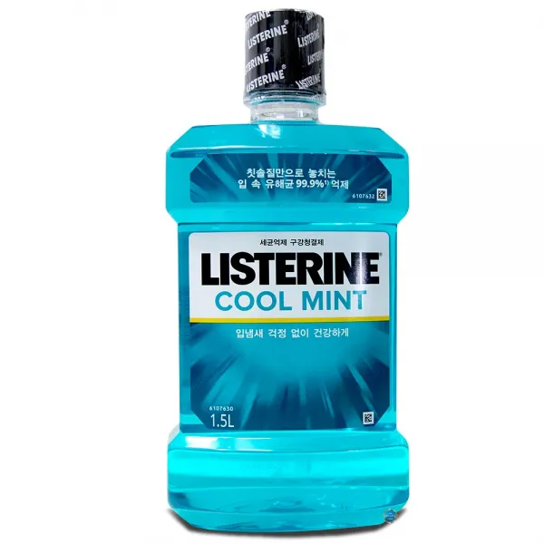 리스테린) 쿨민트 1.5L 빅사이즈_수입품 구강청결제, 1개, 1500ml
