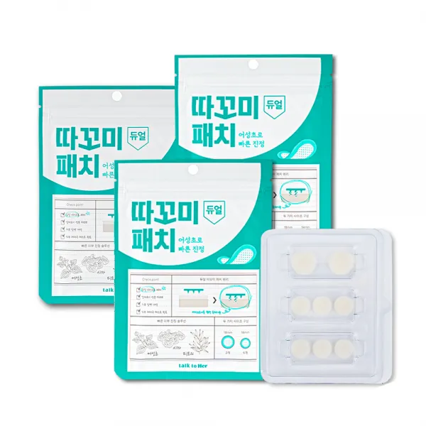 톡투허 듀얼 따꼬미 패치, 8개입, 3팩