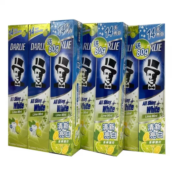 달리치약 올샤이니 화이트 라임민트 140g 6개 80g 3