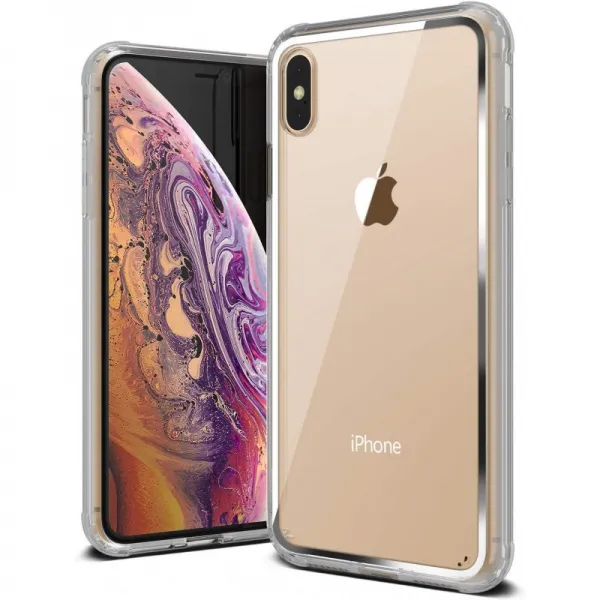 Iphone Xs Iphone X 케이스 충격 클리어 충격 흡수 하이브리드 평면 슬림 투명 하드 커버 대 충격 케이스 1