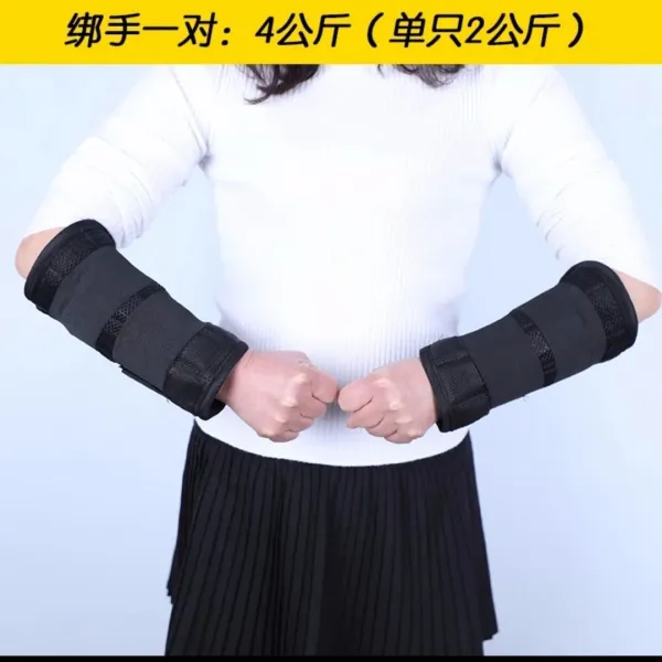 샌드백 조끼 사의 무거운 강판 납덩이 조절 가능 스텔스 장비 훈련 운동 달리기 학생, 핸드 4킬로그램 외짝 2킬로그램 증정