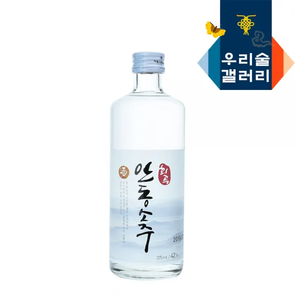 [우리술갤러리] 우리술 민속주 대한민국 전통주 골라담기 장바구니 합배송 [회곡양조장] 회곡안동소주 42도 375ml, 1병
