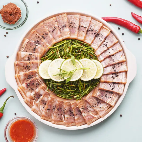 맛의고수 맛고 프리미엄 통 편육 냉장 250g 3팩묶음 머리고기
