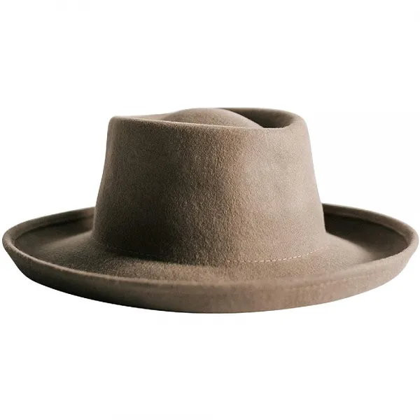 Gigi Pip 생강 회갈색 여성 도박꾼 스타일 모자