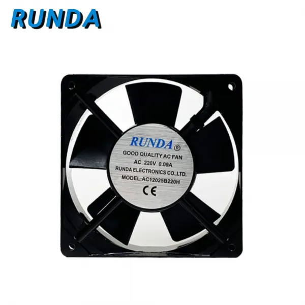 Runda 쿨러120mm Ac 220v 0.09a 직류 쿨링팬 냉각쿨러 단일상품