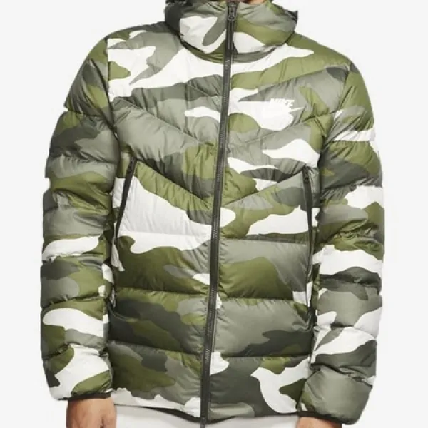 [멸치쇼핑]나이키 스포츠웨어 다운 필 윈드러너 후디 재킷 미디엄올리브 6C- BV4764-222