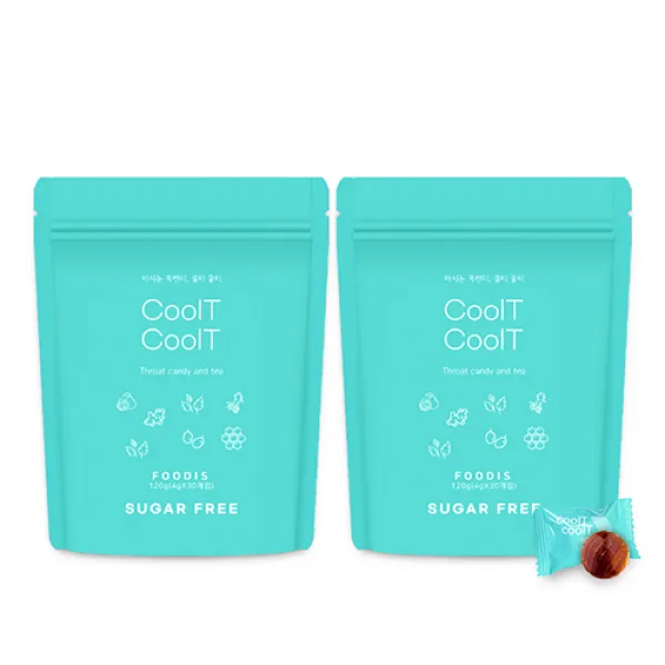 차로 마시는 목캔디 쿨티쿨티 2pack (60개입), 쿨티쿨티 2팩