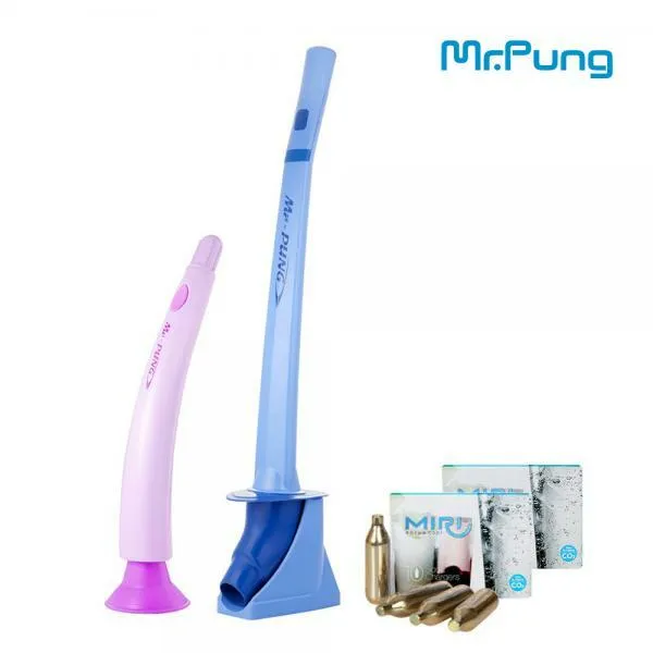 미스터펑 막힌배수구 손쉽게 뚫어주는 배수관통, 미스터펑 (변기전용) + 탄산실린더 1박스