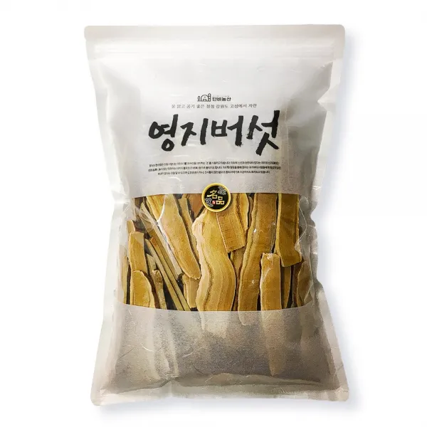 단비농산 국산 영지버섯 절편 강원도 고성 2020년 수확 1봉 400g